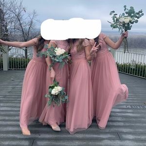 Cute dusty rose Bridesmaid dress 🌺🌷🌷